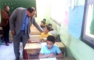 مدير إداره أبو حماد التعليمية يتابع سير امتحانات النقل للفصل الدراسي الثاني