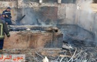 إخماد حريق مخلفات داخل مدينة طلاب جامعة الأزهر فى مدينة نصر