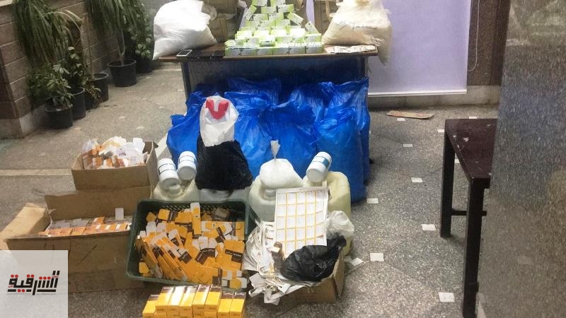 غلق وتشميع صيدلية وضبط 7000 قرص من عقار الترامادول المخدر بمدينة فاقوس