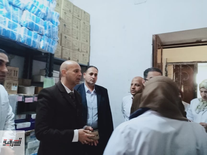 فريق طبي بقيادة مسعود في زيارة لمستشفي فاقوس النموذجي