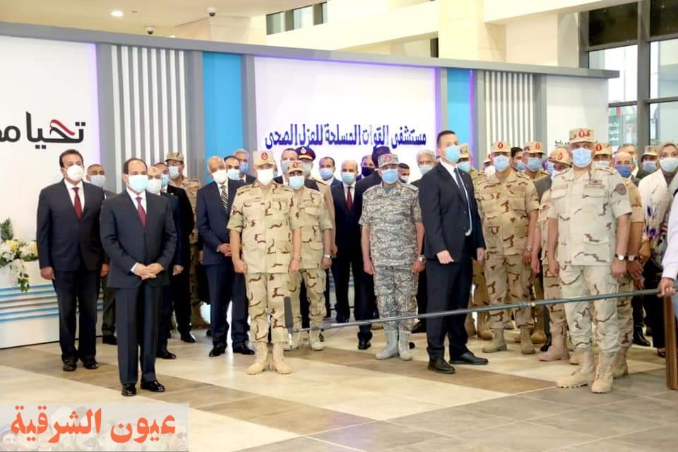 الرئيس السيسي يتفقد مستشفى القوات المسلحة للعزل بأرض المعارض
