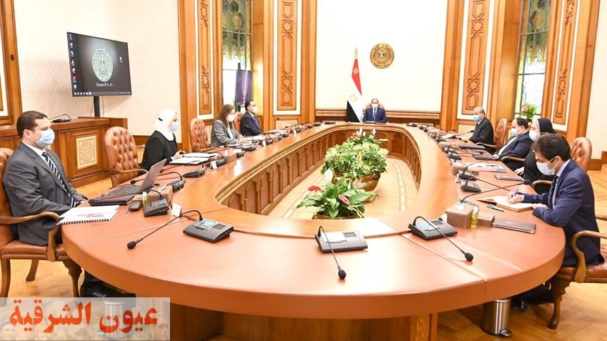 الرئيس السيسي يجتمع برئيس مجلس الوزراء وعدد من الوزراء