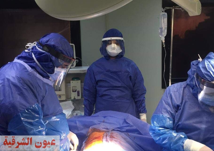 إجراء أول جراحة عاجلة لإستئصال الزائدة الدودية لحالة مصابة بفيروس كورونا بعزل مستشفي ديرب نجم المركزي