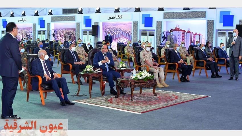 الرئيس عبد الفتاح السيسى يفتتح مشروع الأسمرات ٣ وعددًا من مشروعات الإسكان بالمدن الجديدة