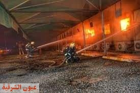 السيطرة علي حريق بمحطة قطار الحرمين بالسعودية.