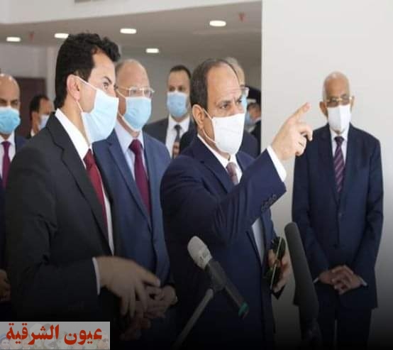 الرئيس عبد الفتاح السيسي يفتتح محور المحمودية فى الإسكندرية
