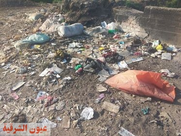 القمامة تهدد أرواح أهالي قرية الشغانبة التابعة لمركز بلبيس
