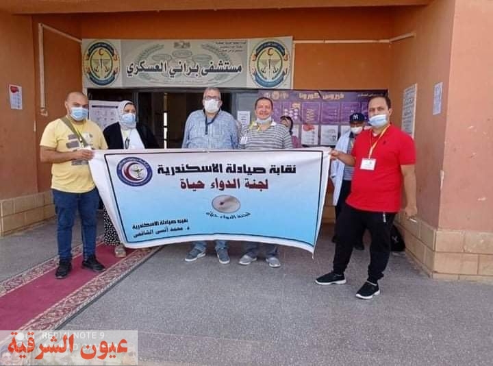 محافظ مطروح  يتابع أعمال القافلة التنموية الشاملة جامعة الإسكندرية بقرى المحافظة