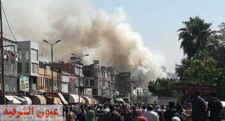 نشوب حريق داخل محل في منطقة العجمي بالإسكندرية