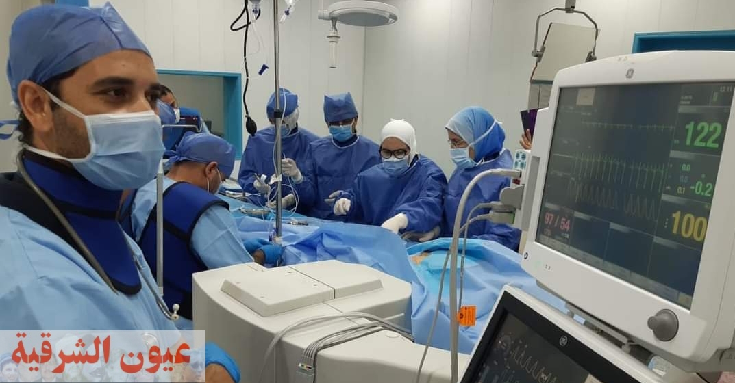 نجاح أول عملية قسطرة قلب أطفال بمستشفيات جامعة الزقازيق