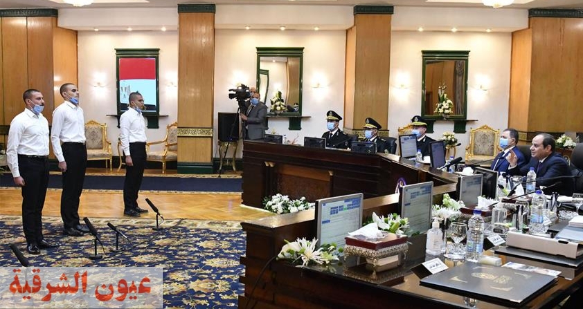 الرئيس السيسي يحضر بنفسه إختبار کشف الهيئة للطلبة المتقدمين للإلتحاق بأكاديمية الشرطة