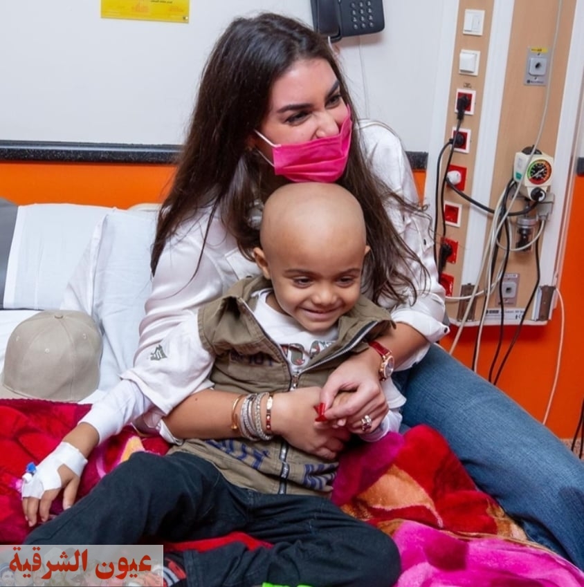 زيارة ”ياسمين صبري“ لمستشفي الأطفال لعلاج السرطان 57357.
