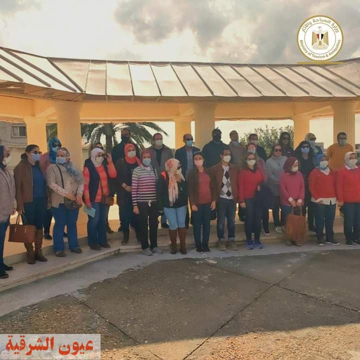 منطقة آثار كوم الشقاقة بالإسكندرية تستقبل وفد من شباب البرنامج الرئاسي