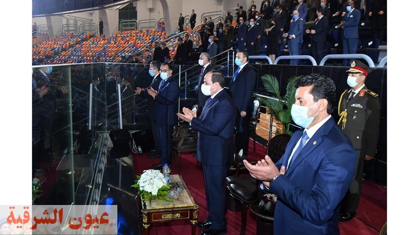 الرئيس عبد الفتاح السيسي يفتتح بطولة العالم لكرة اليد بالصالة المغطاة بإستاد القاهرة الدولي
