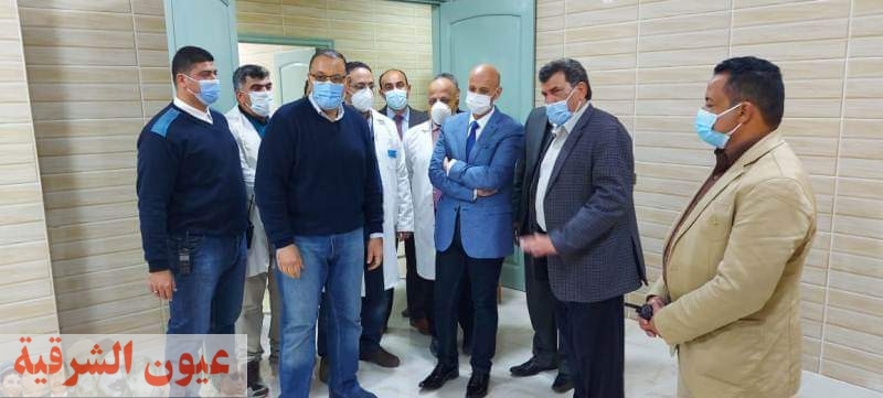 محافظ الشرقية ورئيس مدينة أبوحماد ووكيل وزارة الصحة يتفقدون مستشفى أبو حماد المركزي للإطمئنان على مستوى الخدمات الصحية والعلاجية المؤداه للمرضى