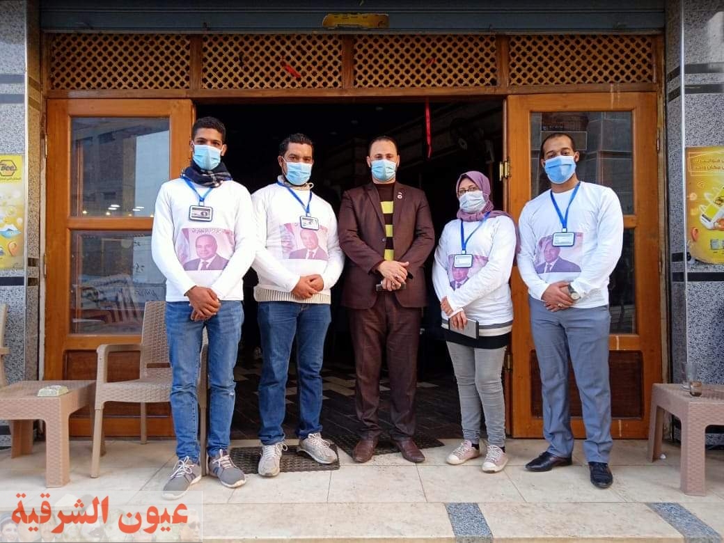 حملات توعية وتوزيع الكمامات بالمجان على المواطنين في الشرقية