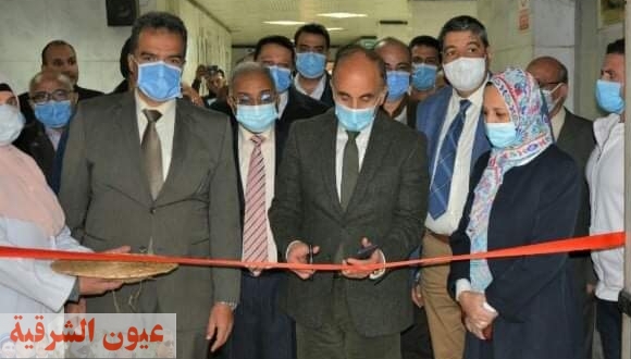 رئيس جامعة الزقازيق يشهد تشغيل جهاز الأشعة المقطعية بمستشفي العزل 2 بقطاع السلام