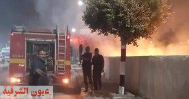 إصابة شخصين بإختناق إثر نشوب حريق بالطابق الأرضي بمنزل بكفر صقر