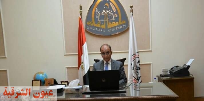 رئيس جامعة الزقازيق يشارك في إفتتاح المنصة السنوية الإفتراضية للتوظيف للجامعات المصرية