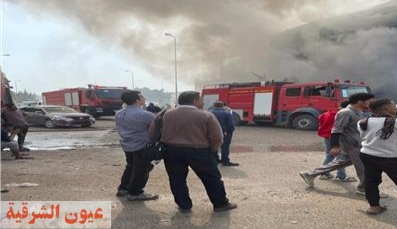 خروج جميع مصابي حريق العبور من مستشفى بلبيس عدا حالة واحدة