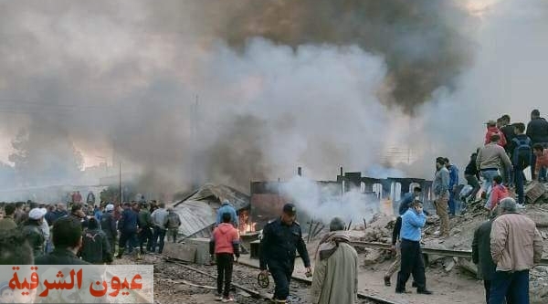 الحماية المدنية تواصل جهودها للسيطرة على حريق نفق أحمد عرابي بالزقازيق