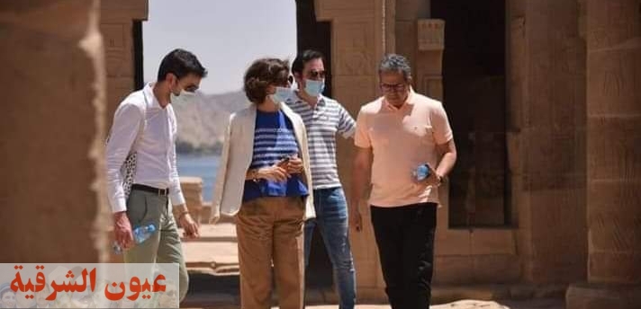 وزير السياحة والآثار ومدير عام منظمة اليونسكو يقومان بجولة بمحافظة أسوان