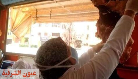 حملات تفتيشية مخالفة لضبط المخالفين بقرية السلام ببلبيس