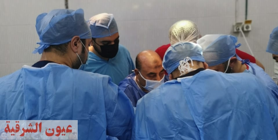 إجراء عمليات جراحية دقيقة وذات مهارة عاجلة لأول مره بمستشفي منيا القمح منها جراحة بالوجه والفكين