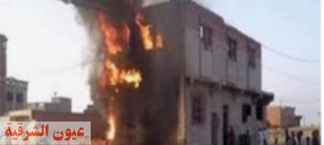 حريق هائل يلتهم محتويات 4 منازل بدون إصابات بشرية بسوهاج