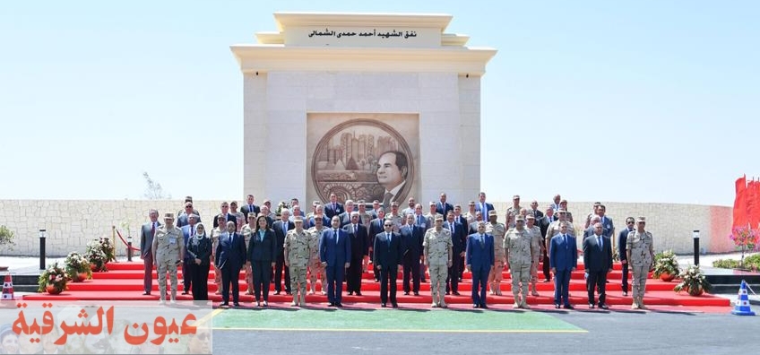 الرئيس السيسي يفتتح عدداً من المشروعات القومية لتنمية شبه جزيرة سيناء