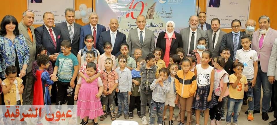 رئيس جامعة الزقازيق يشهد فعاليات الإحتفال بالوصول للحالة 350 من زرع القوقعة للأطفال