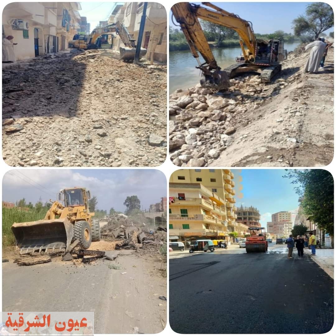 ضمن الخطة الإستثمارية للعام المالي .. رصف 4 شوارع بمدينة أبو حمص بتكلفة 15مليون جنية