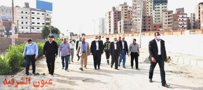 محافظ الشرقية يشدد على سرعة الإنتهاء من أعمال إنشاء متنزه للعائلات بكفر أبو حسين بمدينة الزقازيق