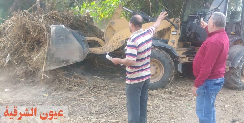 نائب رئيس مركز ومدينة ههيا ينجح في إزالة 1321 متر تعديات على الأراضي الزراعية وأملاك الدولة