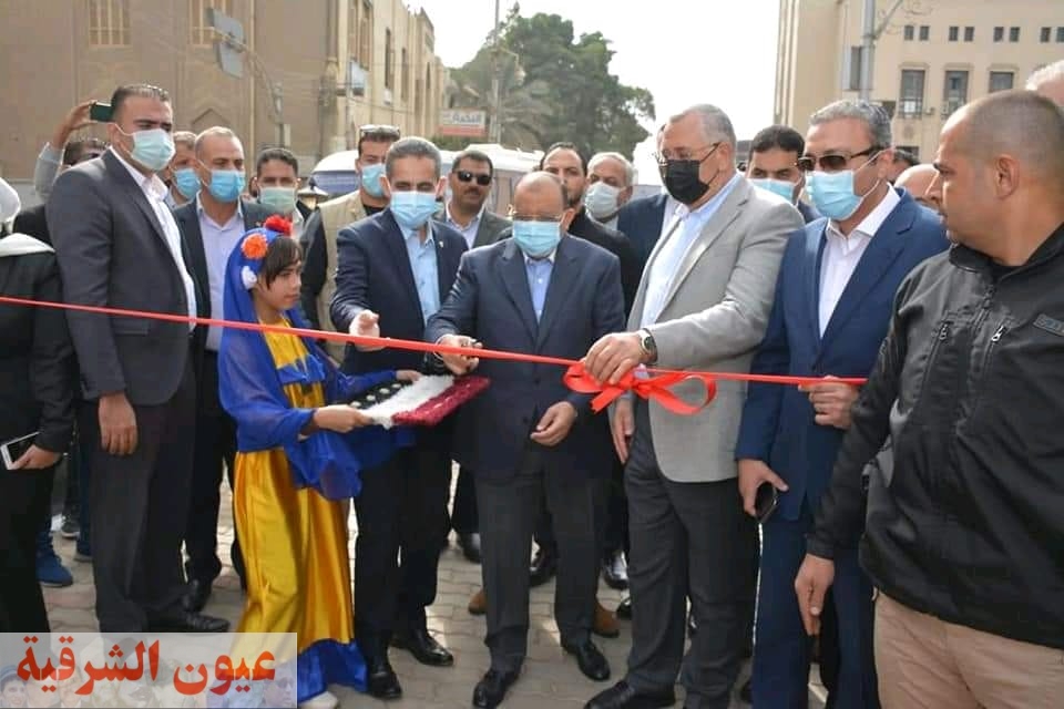 وزير التنمية المحلية يفتتح أعمال تطوير منطقة مسجد السيد البدوي بطنطا