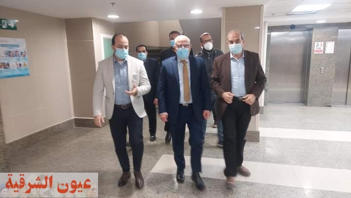 محافظ بورسعيد يتابع سير العمل بمستشفي السلام الدولي