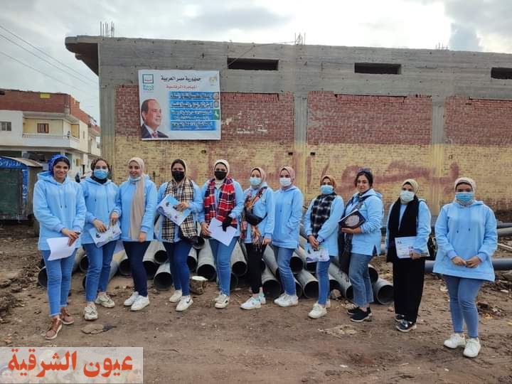 حملات توعية للمواطنين بقرية كفر الربعمائة ضمن مبادرة 