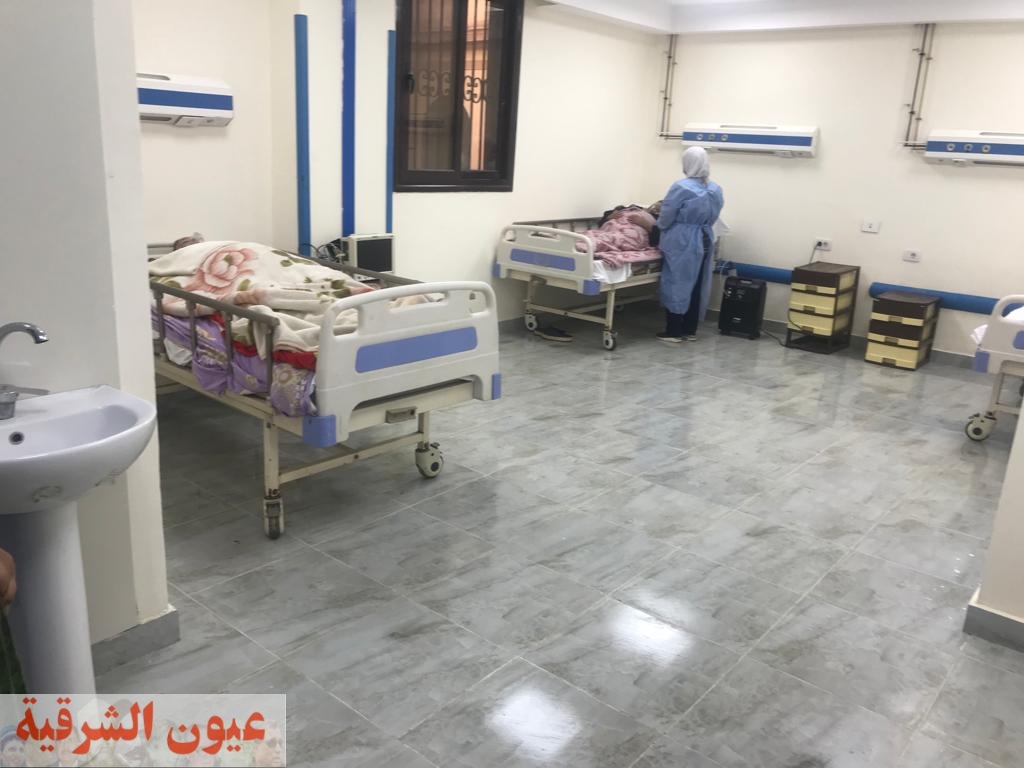 تشغيل قسم الحميات والأطفال الإقتصادى الجديد بمستشفى حميات الزقازيق