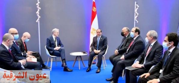 السيسي يلتقي مع رئيس وزراء النرويج لتعزيز التعاون بين البلدين