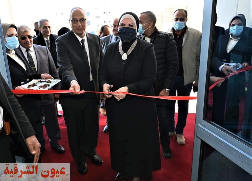 وزيرة التجارة تفتتح المبنى الجديد لمعامل فحص الرقابة على الصادرات بالإسكندرية   