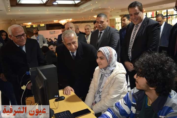 محافظ بورسعيد و رئيس الاكاديمية العربية يشهدان التصفيات النهائية لمسابقة البرمجة