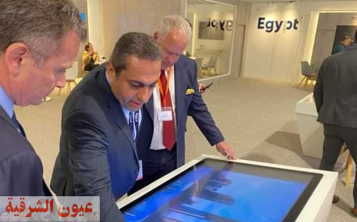 رئيس شركة RX GLOBAL المالكة لمعرض MIPIM يزور الجناح المصري