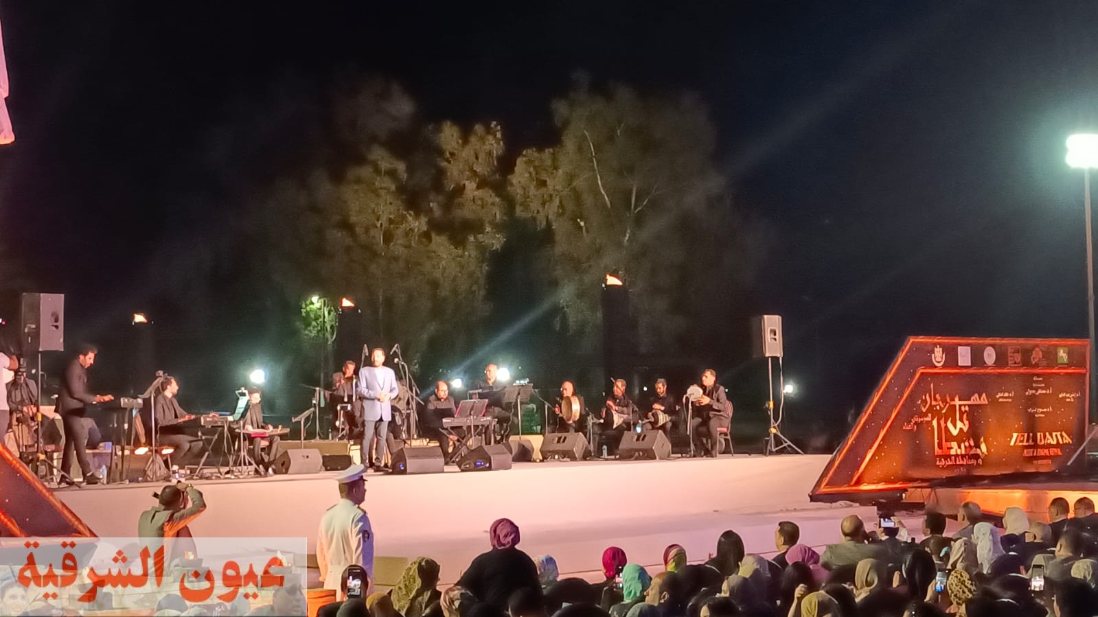 قالو علينا ديابه..على الحجار يتألق في مهرجان تل بسطا للموسيقى والغناء بالشرقية