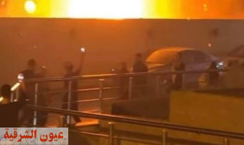 الدخان يملأ السماء..حريق في مطعم سانتوس بسيدي جابر بالإسكندرية