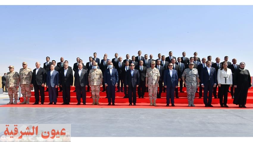 الرئيس السيسي يفتتح مشروع مستقبل مصر للإنتاج الزراعي