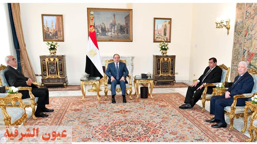الرئيس عبد الفتاح السيسي يستقبل وزير الخارجية والتعاون الدولي بدولة الإمارات العربية المتحدة
