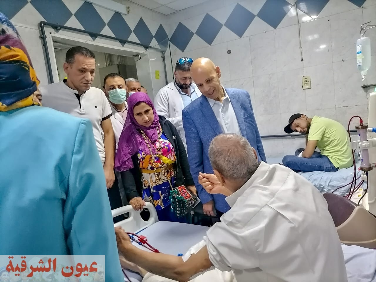 مسعود يتفقد الخدمات الطبية بمستشفي أبوحماد المركزي وأعمال التطوير بها