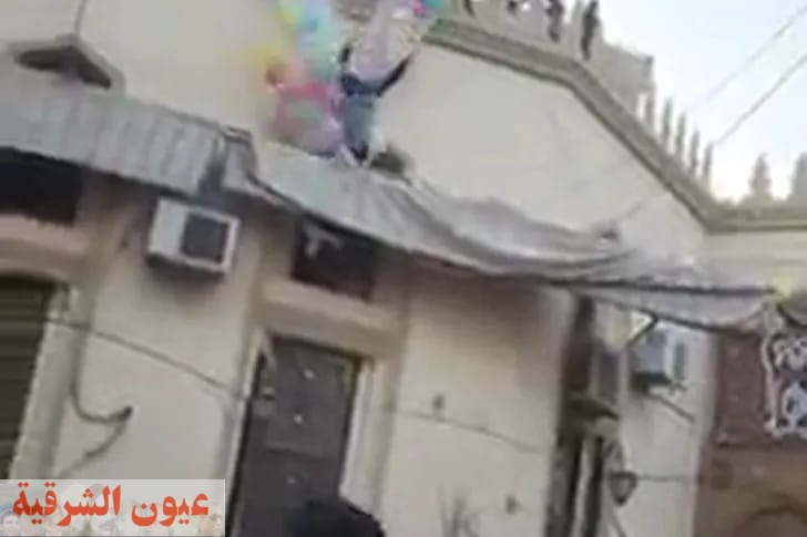 سقوط شاب من أعلي مأذنة مسجد أثناء وضع البالونات