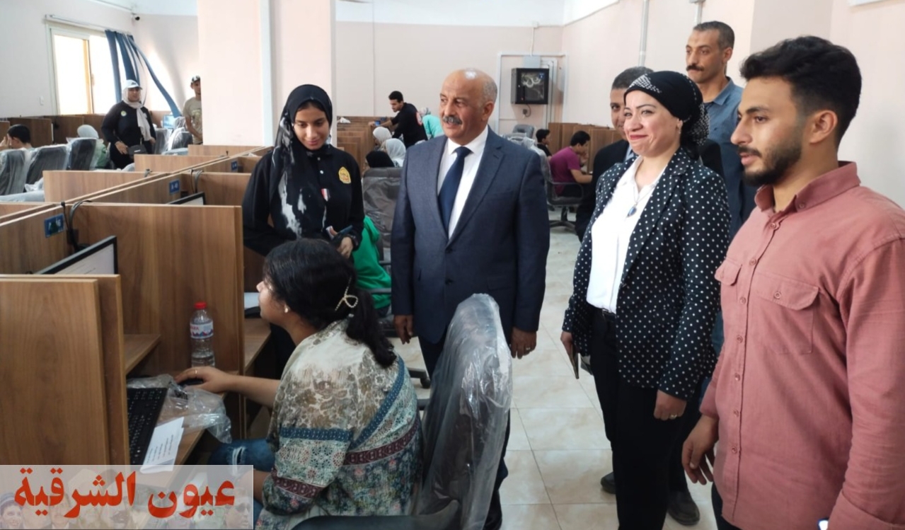 رئيس جامعة الزقازيق يشهد فعاليات إجراء إختبارات المرحلة الثالثة من مبادرة أشبال مصر الرقمية
