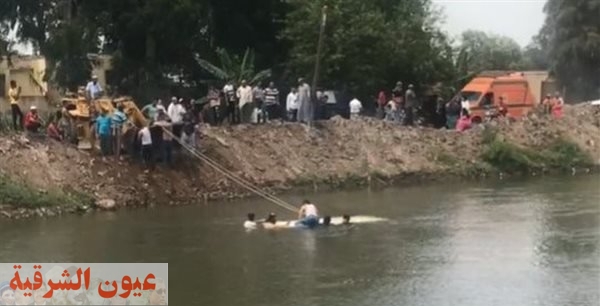 تشييع جثمان أب غرق في مياه ترعة أثناء محاولة إنقاذ نجليه بالشرقية
